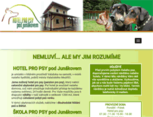 Tablet Screenshot of hotelpropsypodjunakovem.cz